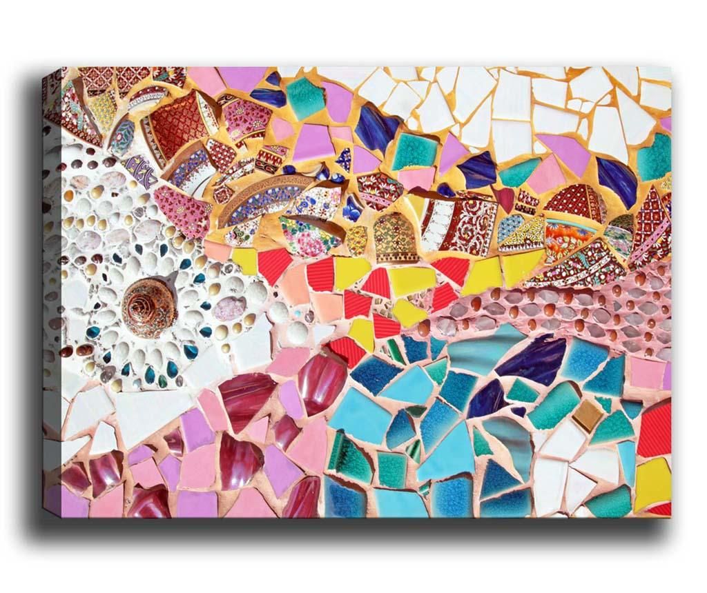 Tablou Mosaic 70x100 cm - Tablo Center, Multicolor Tablou Mosaic 70x100 cm - Tablo Center, Multicolor