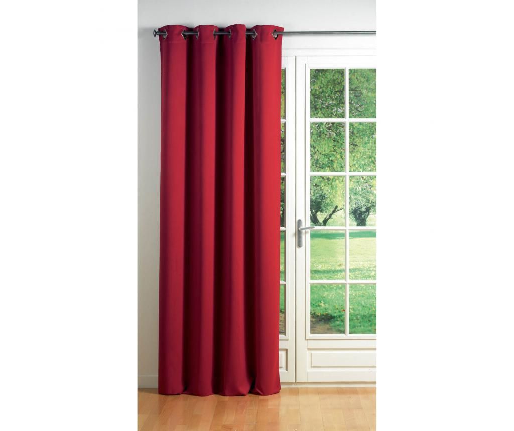 Draperie Cocoon Opaque Red 140x260 cm - douceur d'intérieur, Rosu Draperie Cocoon Opaque Red 140x260 cm - douceur d'intérieur, Rosu